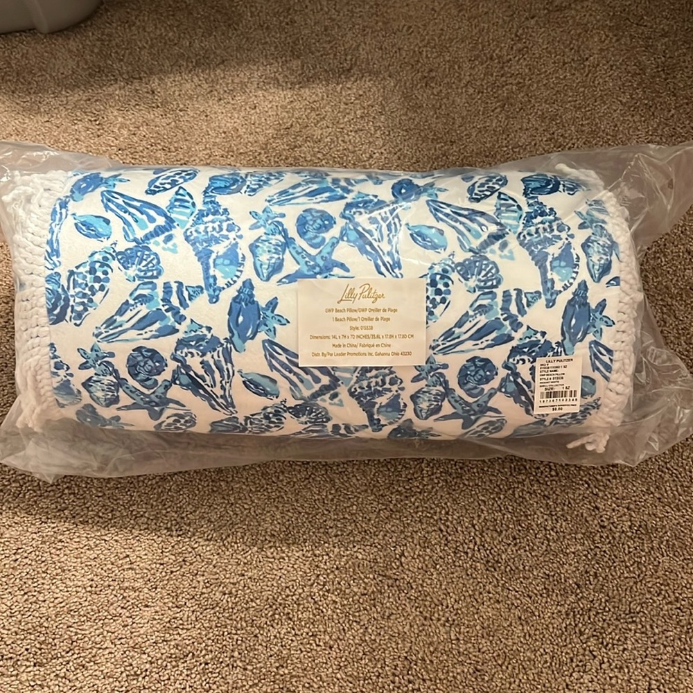 Lilly Pulitzer Beach Pillow